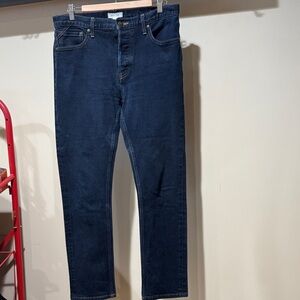 Classic Navy Men's Straight Jeans